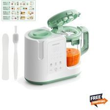 Self-Cleaning Baby Food Processor with 15oz Cup  3-Stage Texture Settings