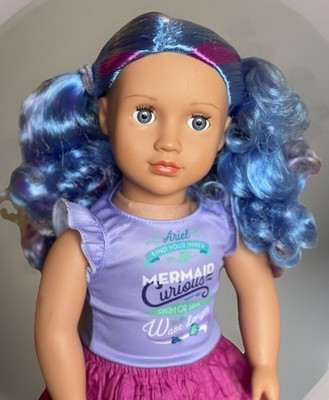 Our Generation Veronika 18'' Fashion Doll w Blue and Purple Hair