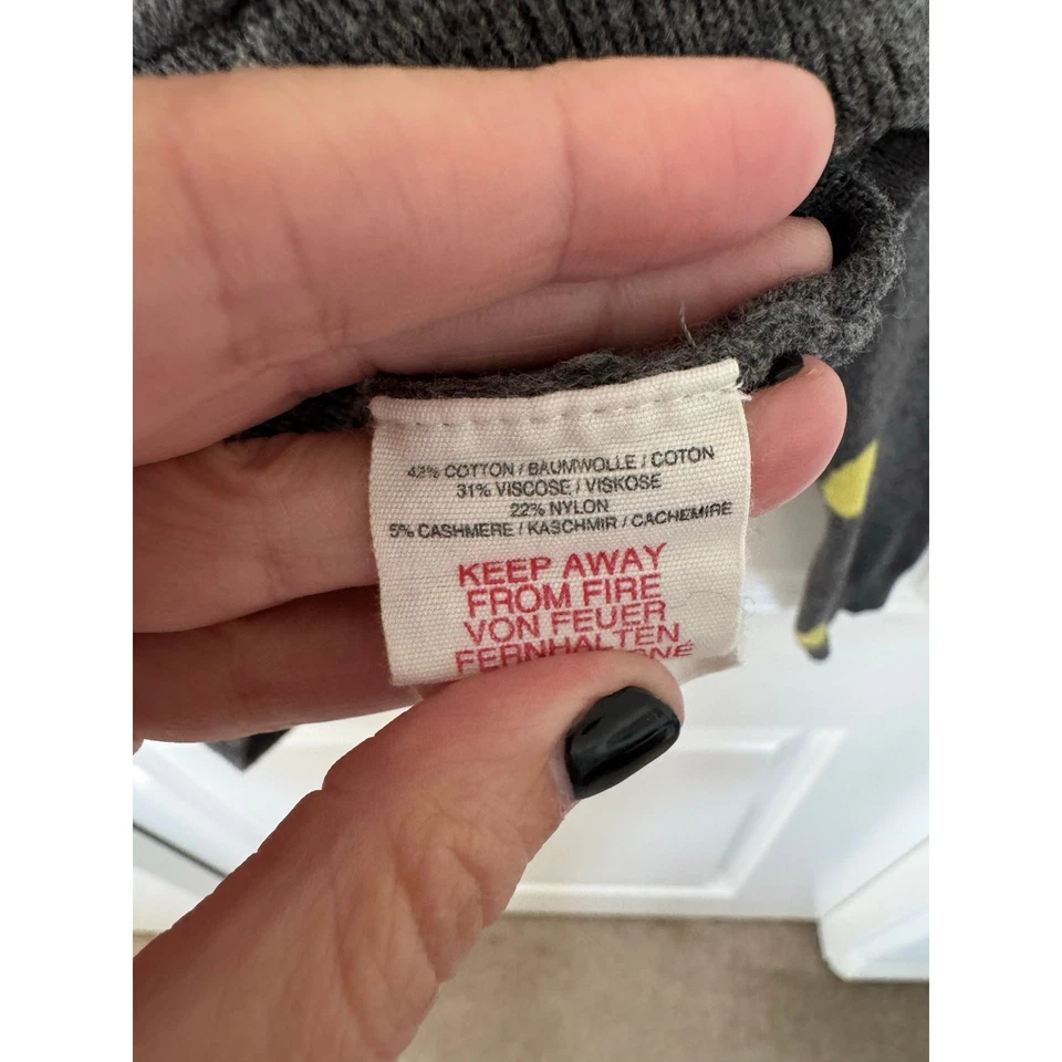 Cárdigan Mini Boden Hotchpotch Lunares Botón Frontal Mezcla Cachemira 11-12 Foto 3 de 4