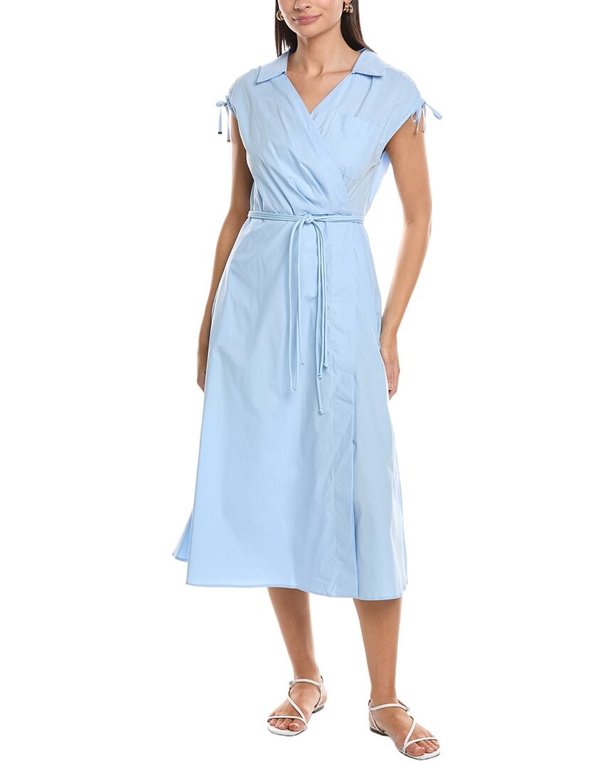 maxi dress with denim shirt Women’s Denim Maxi Shirtdress – Wash Lab Malibu Blue / M
