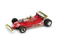 1:43 Brumm Ferrari 312 T4 Gp Monaco 1979 1 Jody Scheckter #11 + Pilota R513-CH M
