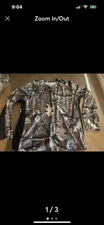 Camo Long Sleeve Shirt Hunting Gear Mossy Oak Size XL
