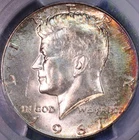 1967 P Kennedy Half Dollar PCGS MS65, Toned, Business Strike, FREE SHIPPING