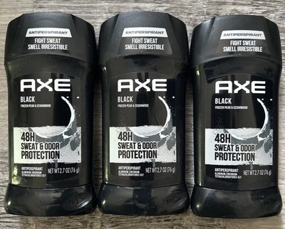 3-Pack AXE Antiperspirant Stick BLACK Frozen Pear Cedarwood Scent EXP 1/2027