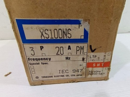 TERASAKI TEMBREAK XS100NS CIRCUIT BREAKER 15A AC600 V DC250 3 POLE - Picture 5 of 5