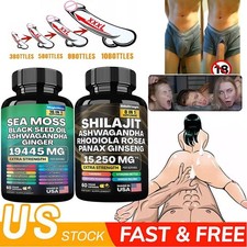 Dynamic Vitality Bundle - Sea Moss Multivitamin  Shilajit Power Combo Set -USA
