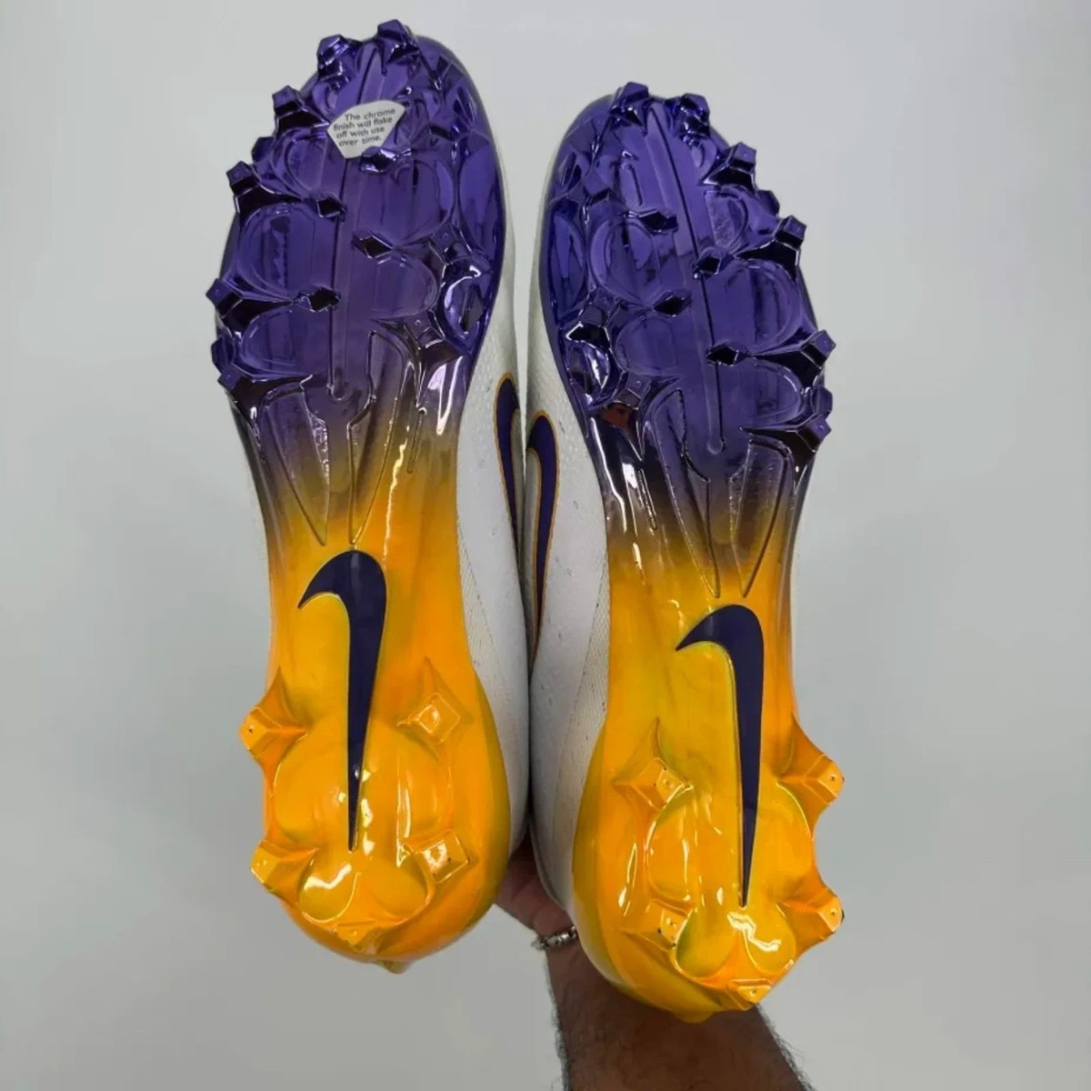 Nike Vapor Untouchable Pro 3 Size 13.5 LSU PE Cleats AQ8815 