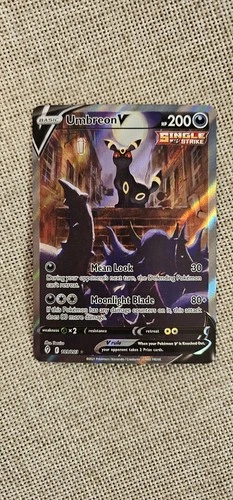 Umbreon v Alt Art 189/203 Pokemon SWSH Evolving Skies NM