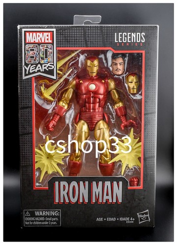 Marvel Legends 80th Anniversary CLASSIC THOR & IRON MAN 6" Action Figure Lot - Bild 4 von 9