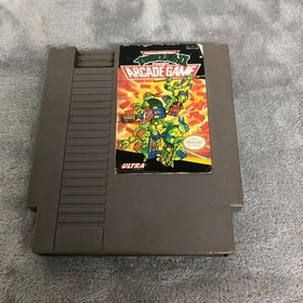 Nintendo NES-001 Teenage Ninja Turtles + Teenage N. Turtles II Video Game (BX3)