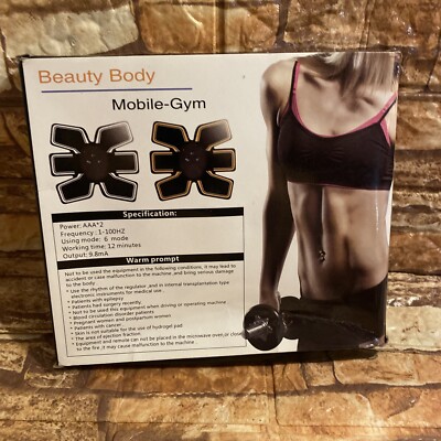 エクササイズグッズ IN BEAUTY  EMS Body 6 Pack EMS Wireless Abdominal ￼Muscle Stimulator Trainer Beauty