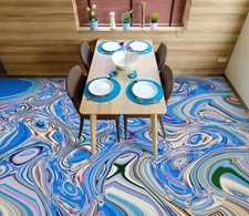 3D Blue Texture FZ1532 Floor WallPaper Murals Epoxy Floor Print Decal UK Amy