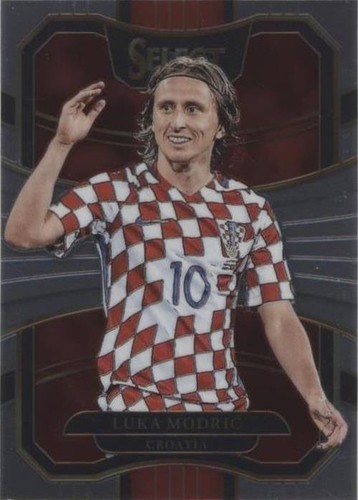 2017-18 Panini SEGA WCCF # 252 Luka Modric Real Madrid black