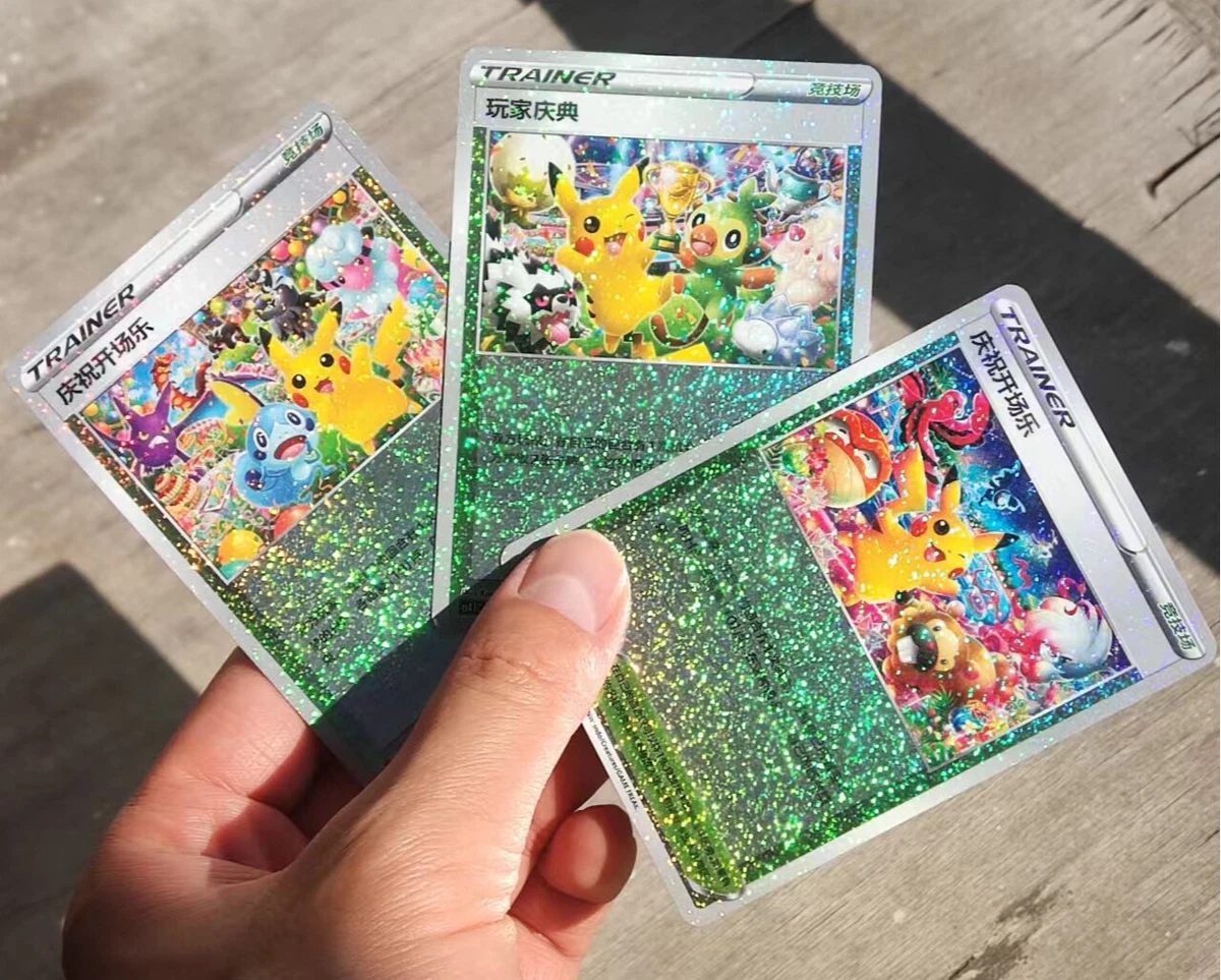 3 Promo Card Set S-Pokémon Chinese 004/004 Pikachu Player's