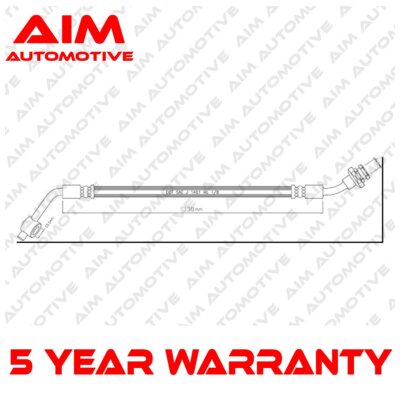 Brake Hose Front Left AIM Fits Nissan Terrano 1996-2007 Ford Maverick 2001-