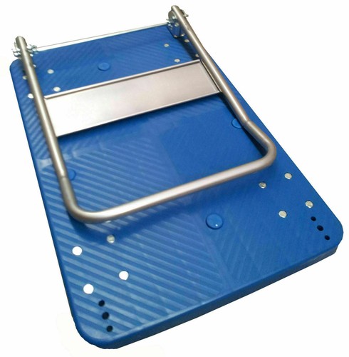 Platform Folding 4 Wheels Trolley Hand Truck Foldable Cart Strong Plastic 300kg - Picture 5 of 10