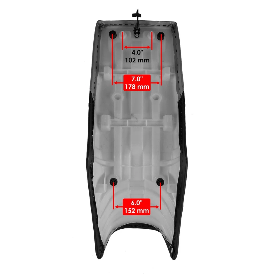 Sillín de asiento COMPLETO para Yamaha Warrior YFM350X 1987-1999 1UY-24710-10-00 Foto 2 de 4