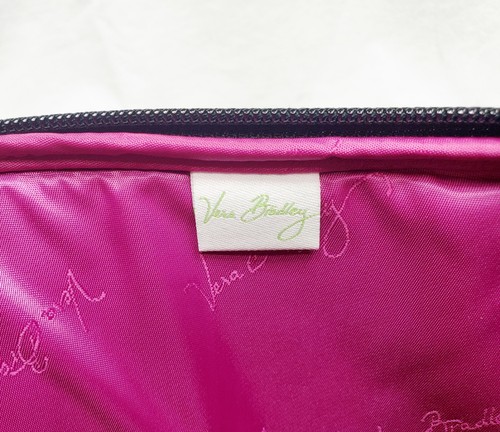 Vera Bradley Small Tablet Sleeve Case Cover Canterberry Magenta Neoprene - Picture 6 of 8