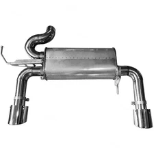 2.5" Axle Back Exhaust System fit for 2021 2022 Ford Bronco V6 2.7L Silver