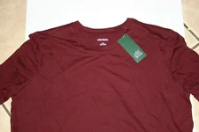 Wild Fable shirt womens XXL long sleeve casual burgundy red new