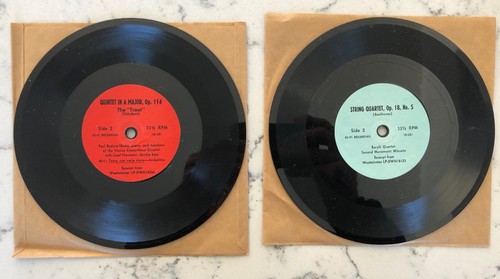 x4 Rare Wallace Laboratories Record Medical Library Music w Medical Promotions - Picture 5 of 9
