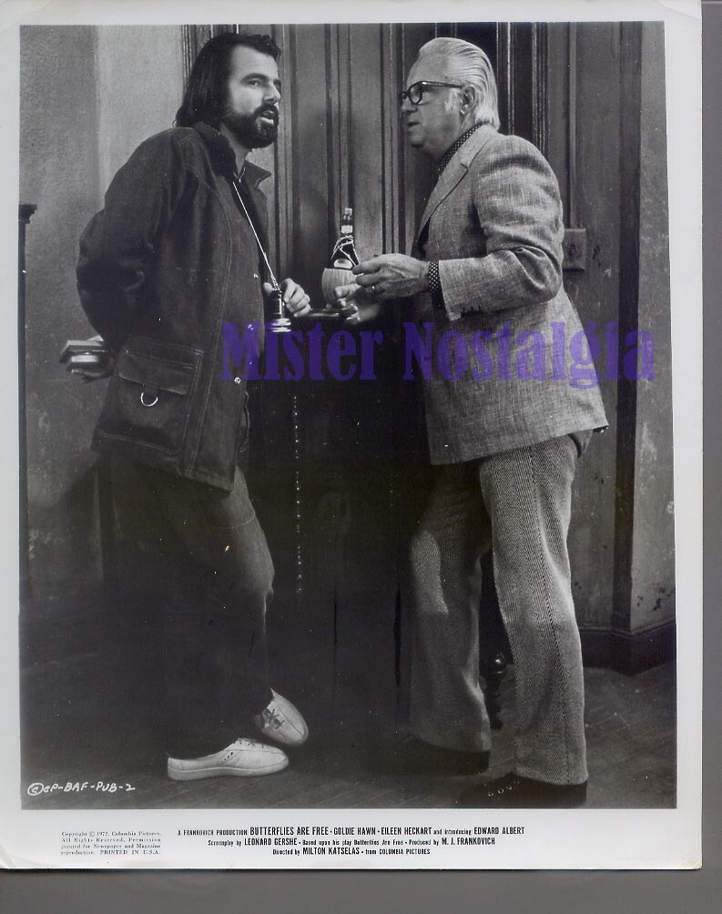 Vintage Photo 1972 Director Milton Katselas Butterflies Are Free