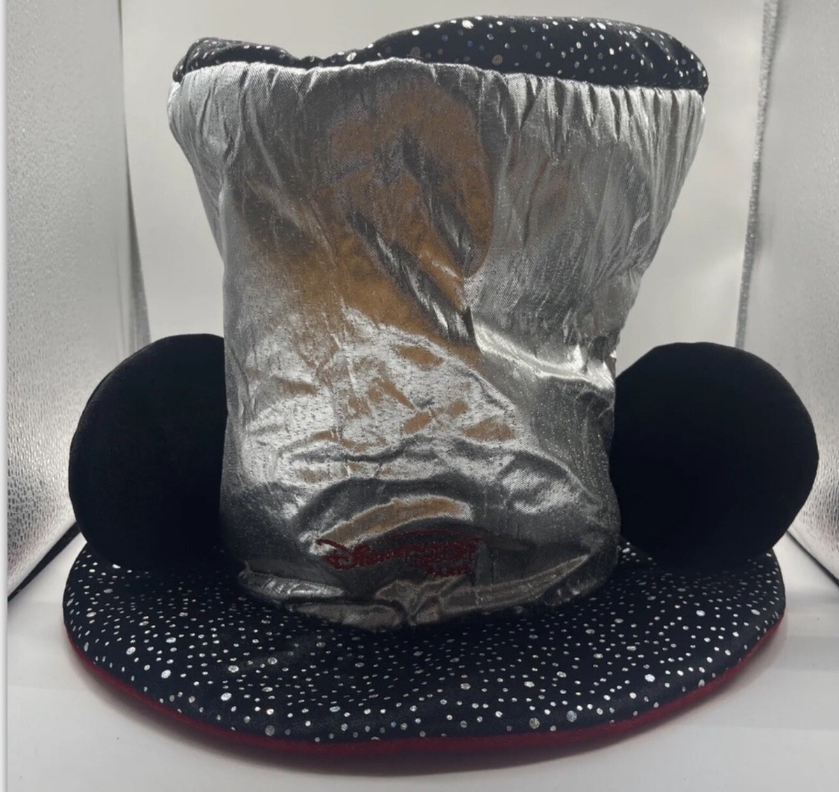 Disneyland Resort Paris Embroidered 2008 Metallic Mickey Mouse Top Hat New Rare DLR - Disneyland 70th Celebration - Mickey Mouse Ball Cap  main image 4
