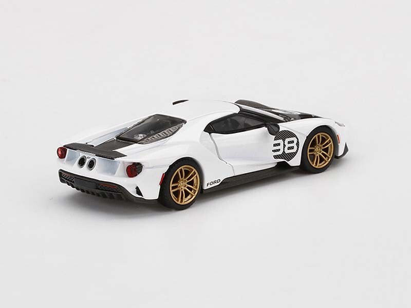 2021 Ford GT Heritage Edition (Mini GT) 1:64 Scale Model Car - TSM