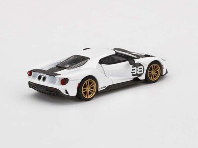 2021 Ford GT Heritage Edition (Mini GT) 1:64 Scale Model Car - TSM