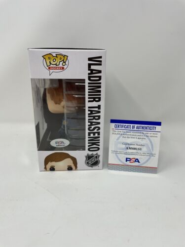 VLADIMIR TARASENKO SIGNED AUTOGRAPH ST LOUIS BLUES FUNKO POP PSA/DNA COA RANGERS - Picture 2 of 6