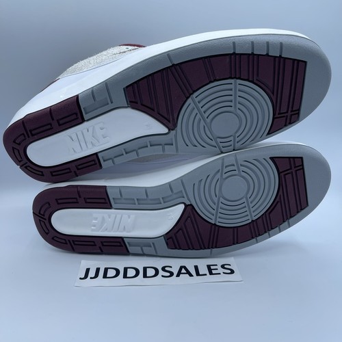 Nike Air Jordan 2 Retro Low Cherrywood White DV9956-103 Men’s Size 9 NEW - Picture 5 of 8