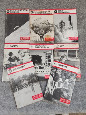 Boy Scouts of America BSA Merit Badge Series Books Vintage Book Lot of ...