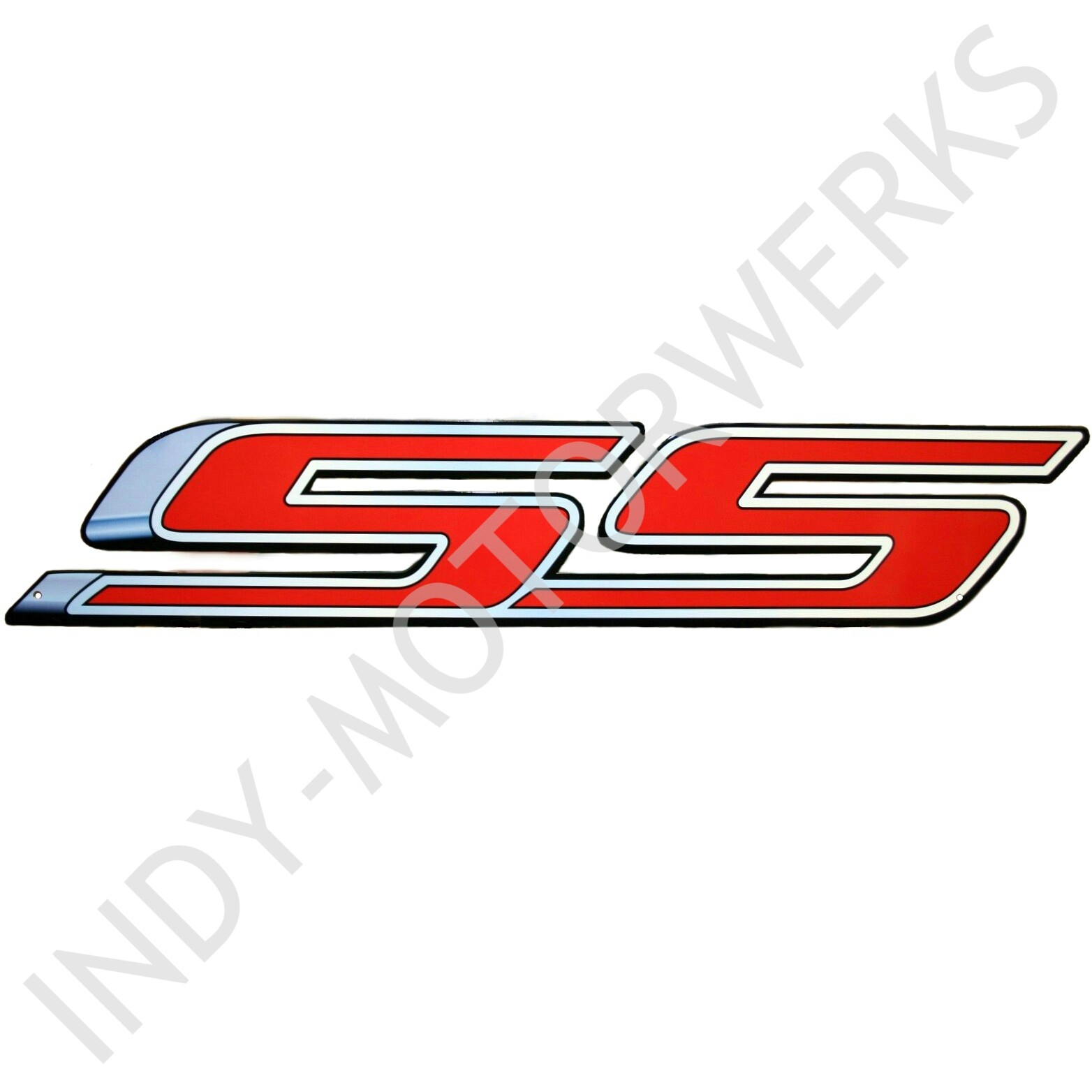 CAMARO SS FULL SIZE WALL EMBLEM ART 34" x 7" CHEVY RED SS eBay
