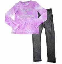 Girls Active Life 2 Piece Set Long Sleeve Top Legging Raised by unicorns 4