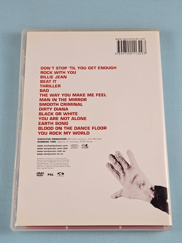Michael Jackson - Number Ones DVD Region 4 FREE POST - Picture 2 of 2