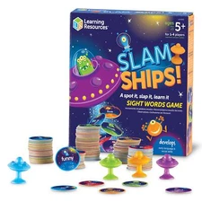Slam Ships Sight Words Game Multi Color Learning Toy for Vocabulary Skills