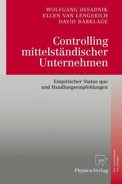 Controlling MittelstäNdischer Unternehmen | Buch | 9783790824278-image