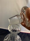 GLASS CRYSTAL DECANTER BOTTLE  TOPPER possible Waterford Eileen design — photo 7