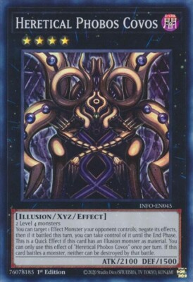 Heretical Phobos Covos (INFO-EN045) - Super Rare - 1st Edition