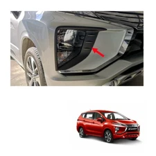 Head Lamp Light Cover Trim Black For Mitsubishi Xpander Mpv 2018 - 2019