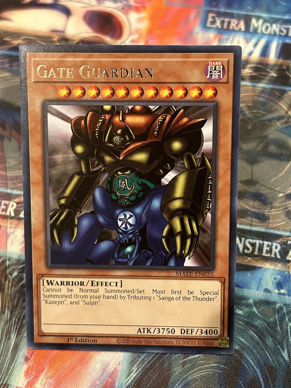 Yugioh x1 Gate Guardian 1st Edition MAZE-EN035 Rare (Near Mint!)