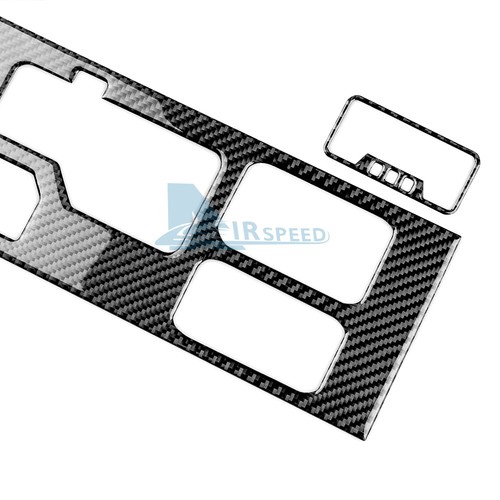 For Toyota Tundra 2022-2024 Carbon Fiber Gear Shift Console Cover Sticker BLACK - Picture 7 of 8