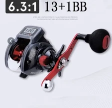 Fishing Reels Right Hand Low Profile Line Counter Tackle Digital Display
