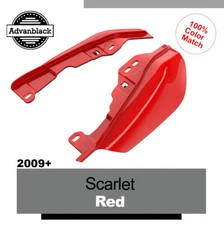 Mid Frame Air Deflectors Heat Shield Trim Covers SCARLET RED For Harley Touring