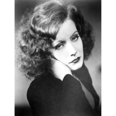 Portrait Film Schauspielerin Greta Garbo 1930 Promo Foto Leinwand Wandbild Kunstdruck Poster