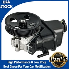 Power Steering Pump w/ Reservoir & Pulley for 2012-2015 Chevy Captiva Sport 2.4L