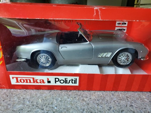 Tonka Polistil Maßstab 1:16 Silber Ferrari GTO (Neu in Box)