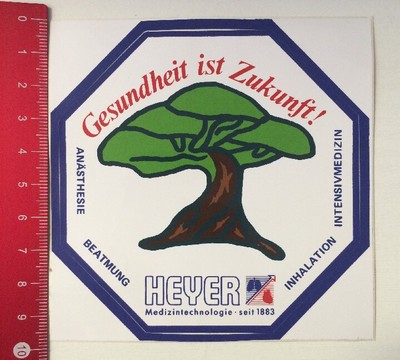 Sticker/Decal: Heyer Medical Technology Since 1883 Health/Future (18041668)