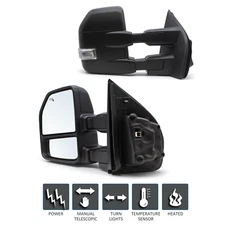 Power Heated Tow Mirrors Temp Sensor Fits 15-18 Ford F-150 Pickup LH+RH Side