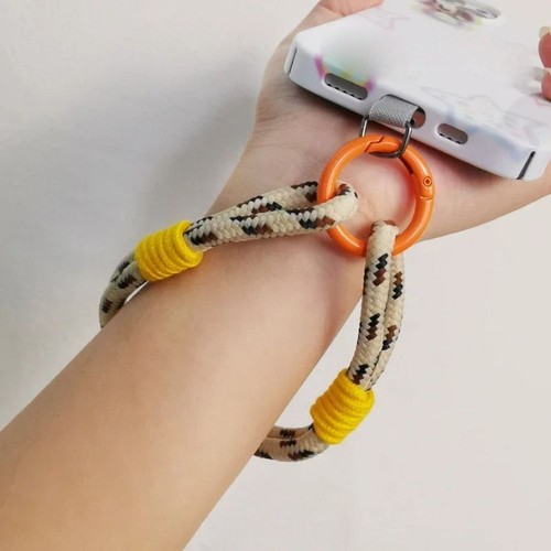 Nylon Phone Lanyard Keychain Phone Wrist Straps Universal Phone Case Strap - Photo 9 sur 17